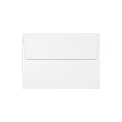 LUX A7 Invitation Envelopes (5 1/4 x 7 1/4) 50/Pack Brilliant White - 100% Cotton (4880-SBW-50)
