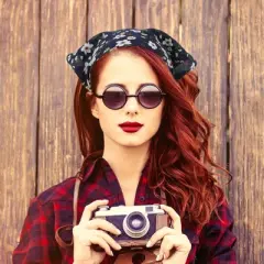 Unique Bargains Women's Floral Scarf Headbands Yellow Pink 5 Pcs