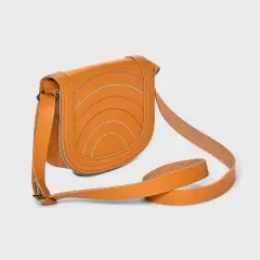 Girls' Rainbow Saddle Crossbody Bag - Cat & Jack&trade; Brown