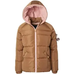 Limited Too Little Girl GWP Puffer Jacket with Fleece Hood Lining