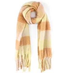 Shiraleah Lilac Plaid Ari Scarf