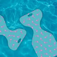 VOS Phoenix Graphic Printed Saddle Effusion Water Floats for Adults and Kids - 2 Pack|UV Resistant & Ultra Buoyant