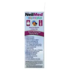 NeilMed Naspira Plus Nasal Oral Aspirator, 1 Count