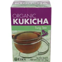 Eden Foods Twig  Tea Organic Kukicha - Case of 12 - 16 bags