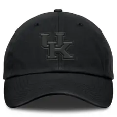 NCAA Kentucky Wildcats Unstructured Black Tonal Cotton Hat