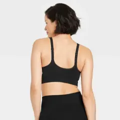 Women's Medium Support Seamless Zip-Front Sports Bra - All in Motion&trade;