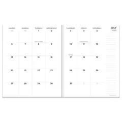 TF Publishing July 2025 - June 2026 Jade Medium Monthly Planner