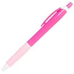 Simply Genius 100 pack of Office Pens, Retractable Ballpoint Pens in Black Ink, Great for Schools, Notebooks, Journals(Pink, 100pcs)