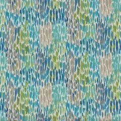 2pk Make It Rain Reversible Outdoor Chair Pad Cerulean Blue - Pillow Perfect