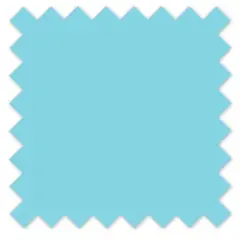  Bacati - White with band on bottom Crib/Toddler Bed Skirt - Aqua