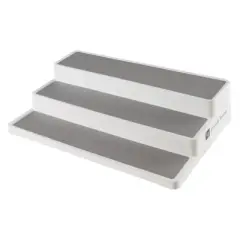 Hastings Home 3-Tier Spice Step Shelf and Seasoning Organizer