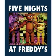 Five Nights at Freddy's Animatronic Characters Boy's Navy T-shirt