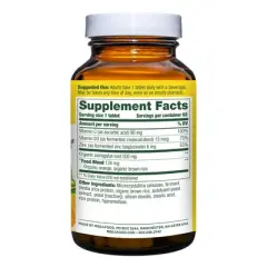 MegaFood Daily Immune Support with Vitamin C, Vitamin D3 & Zinc Supplements - 60ct