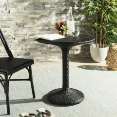 Bilson Bistro Table - Indoor/Outdoor - PAT4017 - Black - Safavieh