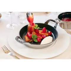 STAUB Cast Iron 6-inch Round Gratin Baking Dish