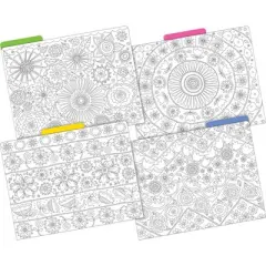 Barker Creek Color Me! In My Garden 14pt Letter-Size File Folders Multi-Design Set 24 per Set: Art Stationery, 50 Sheet Capacity