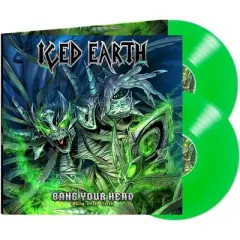 Iced Earth - Bang Your Head - Green (Colored Vinyl Green Gatefold LP Jacket)