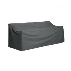 DOMETOUR SHEILD PATIO OUTDOOR 3 SEATER COVER, DARK GRAY