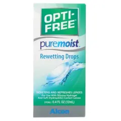 Opti-Free PureMoist Contact Lens Rewetting Drops - 0.4 fl oz