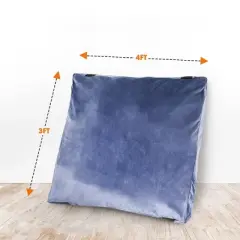 Cheer Collection Sensory Crash Pad Filled with Foam Blocks, and Washable Cover Included