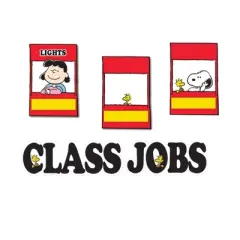 Eureka&reg; Peanuts&reg; Class Jobs Mini Bulletin Board Set, 47 Pieces