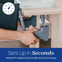 Chicco FastLock Go Hook-On Chair - Black