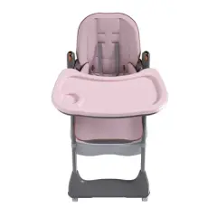 Dronkon Adjustable Baby High Chair 0-6 Years,Pink