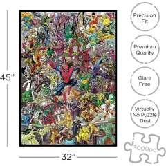 Aquarius Puzzles Marvel Spider-Man Villains 3000 Piece Jigsaw Puzzle