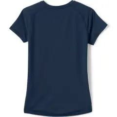 Lands' End School Uniform Girls Short Sleeve Active Gym T-shirt
