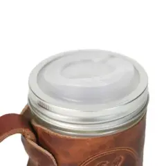 Cuppow Mason Jar Drinking Lid, Wide Mouth, Reusable, Perfect for Smoothies, Iced Coffee and On-the-Go, Fits Standard Wide Mouth Mason Jars