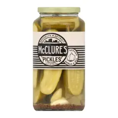 McClure's Garlic & Dill Spears Pickles - Case of 6/32 oz