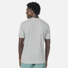 Vapor Apparel Men's UPF 50+ UV Sun Protection Solar Short Sleeve T-Shirt - Pearl Grey, X Large
