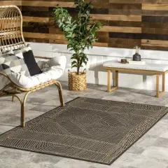 nuLOOM Myrna Geometric Indoor/Outdoor Patio Area Rug