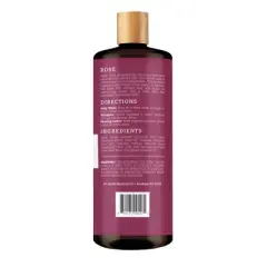 Dr Jacobs Naturals Rich Castile Rose  Body Wash Hypoallergenic Vegan Sulfate-Free Paraben-Free Dermatologist Recommended 32oz - Rose
