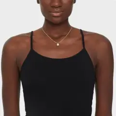 14k Gold Plated Freshwater Pearl on Snake Chain Necklace - A New Day&trade; Gold: Lobster Claw Clasp, 16-19" Length