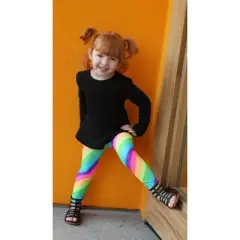 City Threads USA-Made Girls Novelty Stretch Leggings