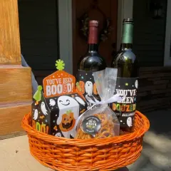 Big Dot of Happiness You've Been Booed - Ghost Halloween Party Circle Sticker Labels - 24 Count