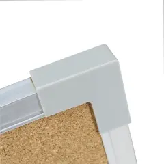 Flipside Products Aluminum Framed Cork Board, 18" x 24"