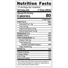 G Hughes Sugar Free Ranch Dressing, 12 oz. (Pack of 4)
