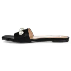 Journee Collection Womens Leonie Slide Flat Sandals