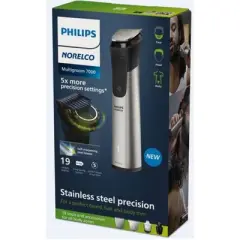 Philips Norelco Series 7000 Multigroom Men's Rechargeable Electric Trimmer - MG7910/49 - 19pc