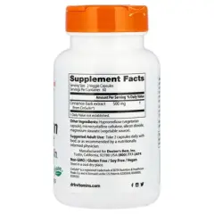 Doctor's Best Cinnamon Extract , 120 Veggie Caps (250 mg per Capsule)