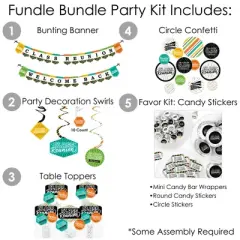 Big Dot of Happiness Still Got Class - High School Reunion Party Supplies - Banner Decoration Kit - Fundle Bundle