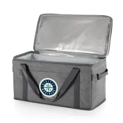 MLB Seattle Mariners 64 Can Collapsible Cooler - Heathered Gray