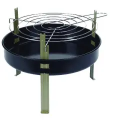 Marsh Allen 12 in. Braizer Charcoal Grill Black