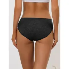 Allegra K Women's Period Mid-Rise Available in Plus Size Hipster Underwears