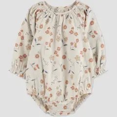 Carter's Just One You&reg;️ Baby Girls' Floral Bubble Dress with Tights Set - Cream