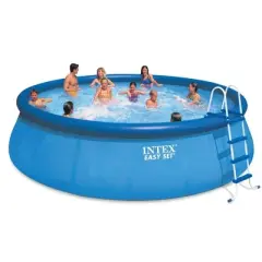 Intex 18ft x 48in Easy Set Above Ground Pool with Pump & Krill Automatic Vacuum
