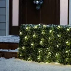 GE 5' X 4' StayBright Random Sparkle 100 LED Mini Net Lights Warm White