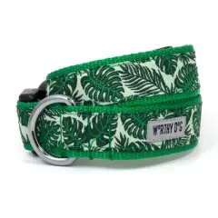 The Worthy Dog Tropical Leaves Dog Collar